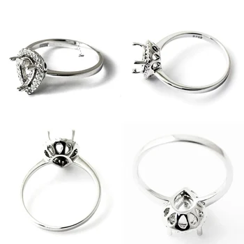 Beadsnice ID27353 new sosire populare argint 925 inele pentru femei elegante pentru totdeauna nunta logodna stabilirea semi inel de montare