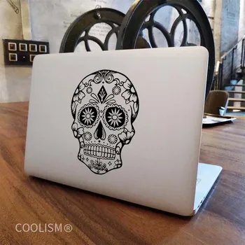 Bijuterii Craniu Rece Laptop Decal Autocolant pentru Apple MacBook Decal 13 Pro Air Retina 11 12 15 inch Vinil Mac CP Km de Carte de Suprafață a Pielii
