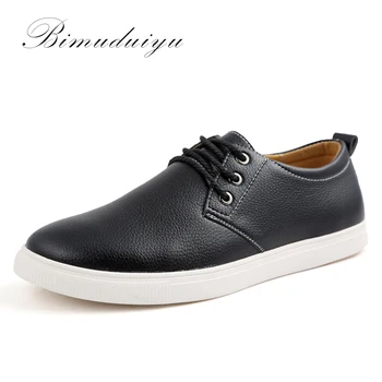 BIMUDUIYU Primavara Toamna Noua Casual Pantofi pentru Bărbați Respirabil Confort Super Moale Plat Pantofi pentru bărbați de Mari Dimensiuni 38-49 Chaussure Homme