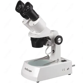 Binocular Microscop Stereo--AmScope Consumabile 20X-40X-80X Binocular Microscop Stereo cu 2 Lumini cu Halogen