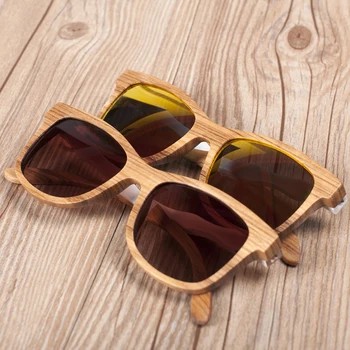 BOBOBIRD din Lemn Natural Beach Drive ochelari de Soare Piața Polarizat Ochelari de Soare ochelari de soare Vintage
