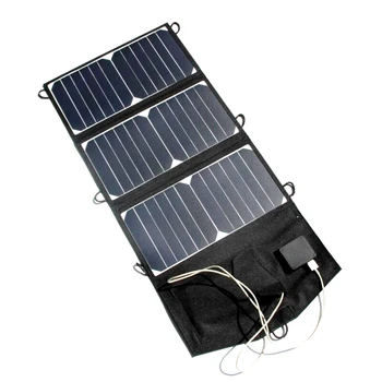 BUHESHUI 21W Pliere Panou Solar Încărcător Portabil Dual USB de Ieșire de Înaltă Eficiență Sunpower Panou Solar pentru telefon Mobil 5V Dispozitiv