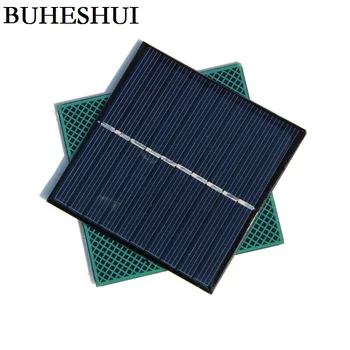BUHESHUI 5V 160mA Mini Policristaline 0.8 W Celule Solare Panou Solar Încărcător Pentru Mici 3.7 V Baterie Jucărie 80*80MM Epoxidice 24buc/lot