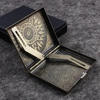 Busola tabachera din metal (20 buc) pentru nefumători set Tigara accesorii cadou pentru el
