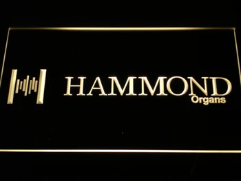 C091 Hammond Organe Tastaturi Difuzor LED Neon cu Comutator pornit/Oprit 20+ Culori 5 Dimensiuni pentru a alege de
