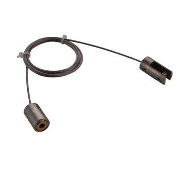 Cablu Agățat Semn Kit de Sistem,Semn Suspensie Kituri cu 2 corpuri si 3m lungime Cablu de Oțel pentru Suspendare Semne