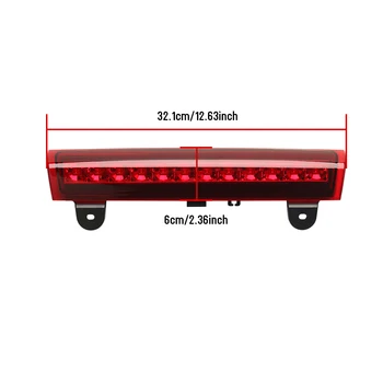 Carcasa din SPATE, ACOPERIȘ 12 LED-uri 3-A Treia Lumină de Frână PENTRU 00-06 GMC/92-04 Chevy S10/Tramvai/Tahoe/Yukon Rosu/Gri/Alb