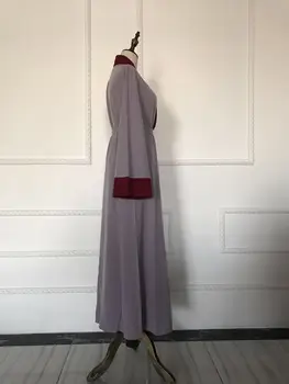 Casual Islamic Deschide Abaya Musulman Rochie Maxi Cardigan Jilbab-Ul Maneca Lunga Halat Marocan Arab Din Dubai Orientul Mijlociu, Turcia De Îmbrăcăminte