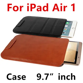 Caz Pentru iPad Aer de Protecție Smart cover Protector Maneca din Piele Pentru Apple Aer 1 PU 9.7 inch Pentru Tableta iPad 5 Cazuri Acoperă