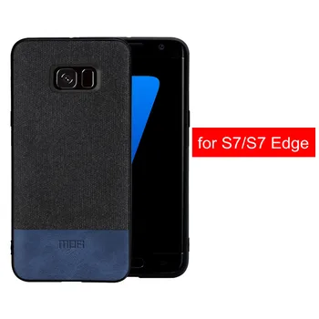 Caz pentru Samsung S7 Edge caz acoperire s7edge capac spate din silicon marginea tesatura caz coque MOFi originala pentru samsung Galaxy s7 caz