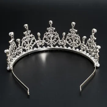 CC Coroane, Diademe, Bentițe de Cristal Pearl Nunta Accesorii de Par Pentru Femei Logodna Mirese Petrecere Moda Bijuterii Cadouri 080