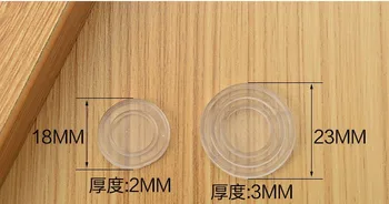 Ceai de masă de sticlă non-alunecare de Cauciuc transparent Garnituri 18*2 mm sau 23*3mm