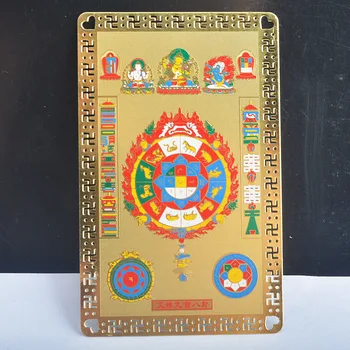 Cel Mai Bun De Vânzare Feng Shui Tibet Mystic Amulete Card Pentru Protecția M6021