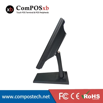 Cel mai bun Vânzător de 15 Inch 12V Monitor LCD/Monitor Touch Screen Pentru POS Display Pliabil Cu Suport