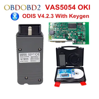 Cel mai nou VAS 5054A Cu OKI Keygen VAS5054A Bluetooth ANGILA 4.2.3 Pentru VW/AUDI/SKODA/SEAT VAS 5054 Plin Chip Suport UDS Protocoale