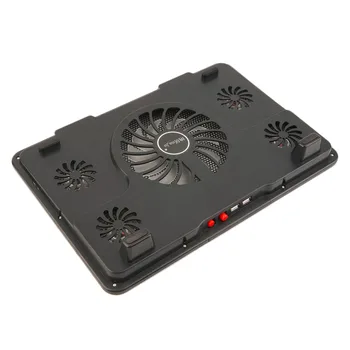 Cele mai noi Durabil Port USB 5 Ventilator de Răcire Cooler Stand Pad nolder pentru 14 15.6 inch Notebook Laptop