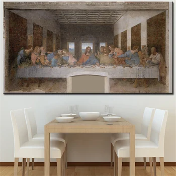 Cina cea de taină a lui Da Vinci Poza perete Pentru Camera pictură în ulei wall art Print pictura pe perete Nu Încadrată