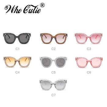 CINE CUTIE 2018 Pentagrama Impodobita Pătrat Roz ochelari de Soare pentru Femei Brand Designer de Epocă de sex Feminin de Ochelari de Soare Retro Nuante OM523