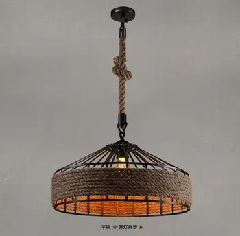 Coarda Lampe Hanglamp Retro Pandantiv Lumina Industriale De Iluminat De Epocă Coarda Lumina Pandantiv Vintage Edison Becul Loft Retro Tavan