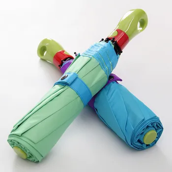 Colorat Umbrela Printesa Dual-layer parasolar Rezistent la Vânt Pliere Automată Umbrelă pentru Femei Ploaie Strat de Culoare