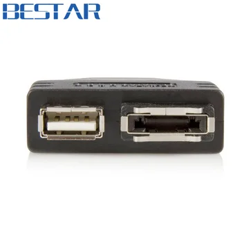 Combo numărul tag-ului Power over eSATA, USB 2.0 la eSATA & USB Splitter Adaptor Convertor conector