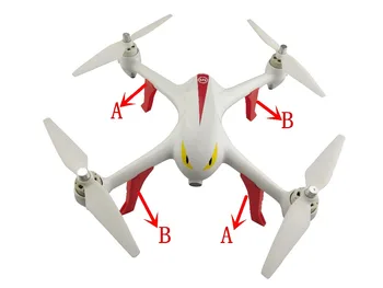 Control de la distanță elicopter trepied părți UAV de aterizare pentru MJX B2C B2W Bug-uri 2