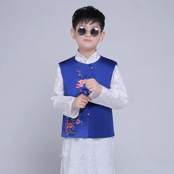 Copii Chinezi Dans Popular Costum de Băiat Chineză Tradițională, Halat de Copii Vechi Hanfu Cosplay Îmbrăcăminte pentru copii Dinastiei Tang Dans