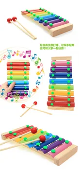 Copil Copil Jucării Muzicale Xilofon Înțelepciune Dezvoltare Instrument De Lemn
