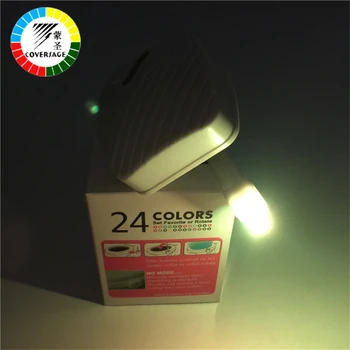 Coversage Toaletă Inteligent Lumina de Noapte 24 Culori LED Motion Auto Senzor Activat Baie Schimbarea Baterii Baie de Lumină