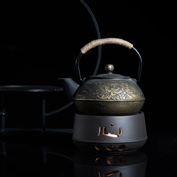 Creative Ceramice De Epocă Ceainic Aragaz Grădină Lumânare Încălzire Ceai, Cafea, Lapte Pernă De Bază Birou Ceai Kung Fu Set Accesorii Cadou