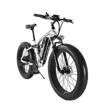 Cyrusher XF800 Full Suspension 7 Viteze,Grăsime de Biciclete Electrice Biciclete, 1000W 48V,Frana Disc Hidraulic cu Smart Ebike Calculator