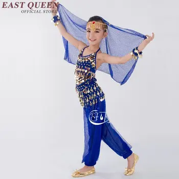 Dans Oriental costume pentru copii copii, fete costum indian bellydance sari-ul indian îmbrăcăminte AA2470 Y