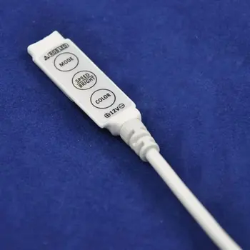 DC12V Mini LED-uri Controler Manual Controler RGB cu Putere de Alimentare DC Feminin conector pentru benzi cu led-uri SMD3528 & SMD5050