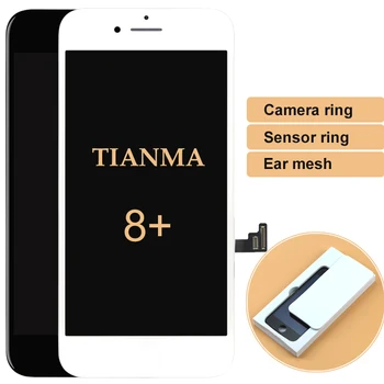De bună calitate pentru tianma 3 pc-uri ecran pentru iphone 8 plus lcd cu ecran tactil digitizer înlocuirea ansamblului cu suport de aparat de fotografiat