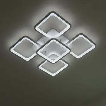De la distanță Modern LED lumini plafon fixare pentru dormitor, sufragerie acrilice abajur reglabile pentru 15-25 de metri
