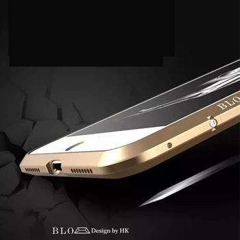 De lux de Brand Original BOBYT Aluminiu Metal Bumper Pentru iPhone 8 /8 Plus Caz Coloana Forma, Cu Cadru de Metal Buton