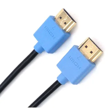 De mare viteză de Aur Placate cu Mufa Male-Male Cablu HDMI 15m 1.4 Versiunea 1080p 3D pentru HDTV XBOX PS3 negru/albastru