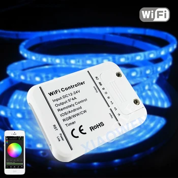 De VÂNZARE la CALD 2 buc 16Million culori Wifi 5channels RGB/WW/CW controler cu led-uri de smartphone-muzica de control și modul timer magic home wifi