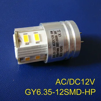 De înaltă calitate 12V 6W GY6.35 led lumină,LED G6.35 bec 12VAC/DC,GY6 led transport gratuit 2 buc/lot