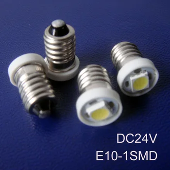 De înaltă calitate 24V E10 bord cu Led de Lumina,E10 Bec Led Lampa,E10 Lampă Indicatoare de Avertizare cu Led-uri de Lumină transport gratuit 20buc/lot