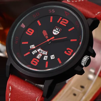 De înaltă Calitate de Brand de Lux XINEW Ceasuri Barbati Data Ceas Militar Cuarț Ceas rezistent la apa Ceasul de Afișare Săptămână Reloj Hombre