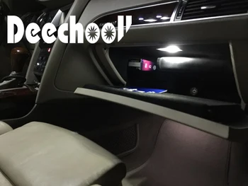 Deechooll 7pcs Car LED Lumina pentru Opel Astra H Caravan,Canbus Iluminat Interior Becuri Dom Lectură Lumini Xenon alb
