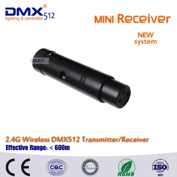 DHL Transport Gratuit 2.4 G ISM Wireless DMX512 LED Iluminat Scena XLR de Înaltă Calitate fără Fir Controler Dmx Receiver &Transmițător
