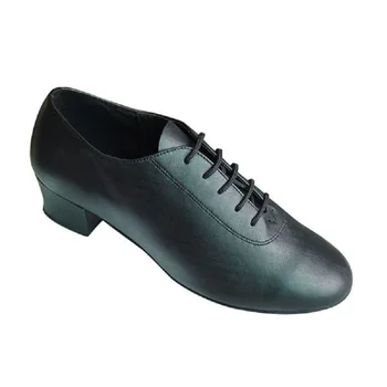 Dimensiune NE-4.5-13.5 Zapatos De Baile Inaltime Toc 4cm Negru din Piele Profesionale Om Pantofi de Dans Salsa Latin Pantofi ML007