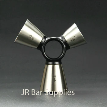 Din Oțel Inoxidabil Ciolan Jigger Cu Tripla Dimensiune Bar Măsuri Barman Bar Instrument