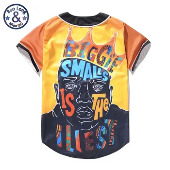 Domnul BaoLong Noi De Vara Notorious B. I. G T-Shirt America Hiphop Rock Tricou Rapper Biggie Smalls Tricouri Colorate Pictura