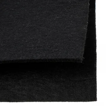 DoreenBeads 2 Buc Pătrat Negru Simțit Tesatura DIY Scrapbooking Ambarcațiunile de Pânză Cusut Manual 50.0 cm(19 5/8