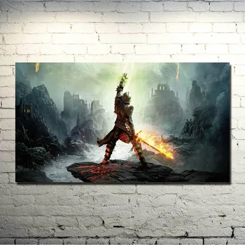Dragon Age 3 Inchiziția Fierbinte Joc de Matase Arta Poster de Imprimare 13x24 20x36 inch Poze de Perete Pentru Camera de zi Decor 019