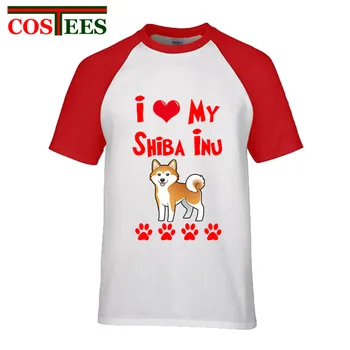 Drăguț Shiba Inu T cămașă femei bărbați Kawaii Doge t-shirt mens tricou hombre model animal caine minunat tricou homme camisetas Topuri