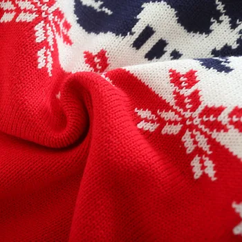 Dublu pulover bumbac cerb de Crăciun pulover baieti haina babys pulover cadouri